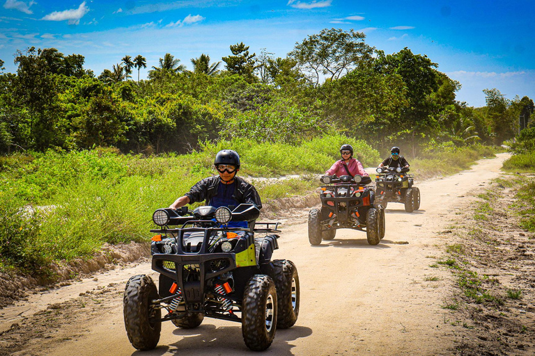Langkawi Quad Hilltop Golden HourL&#039;heure d&#039;or du quad sur la colline de Langkawi