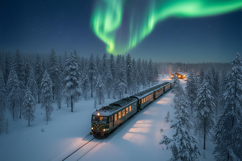 Rovaniemi Insider: Night train in Winter Forest