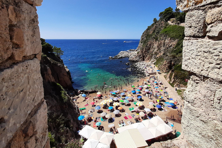 Depuis Barcelone : Journée à Tossa de Mar avec plage