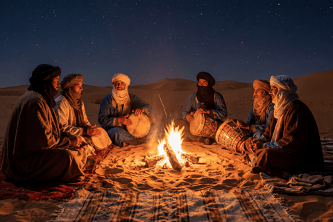 Marrakech: 3-Day Merzouga Sahara Desert Tour & Luxury Camp Option 3 — Premium Desert Experience