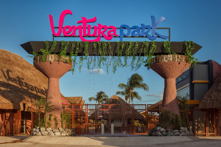 Cancun: Genieße den Ventura-Wasserpark und eine Stadtrundfahrt mit SightseeingVentura Park FUN Paket und Cancun Sightseeing Stadtrundfahrt