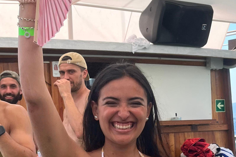 Dubrovnik: Sunset Boat Party with DJ & Blue Lagoon Swim Stop