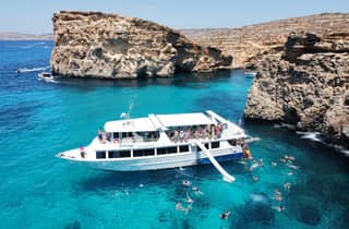 Comino : Blue Lagoon, Crystal Lagoon et grottes marines