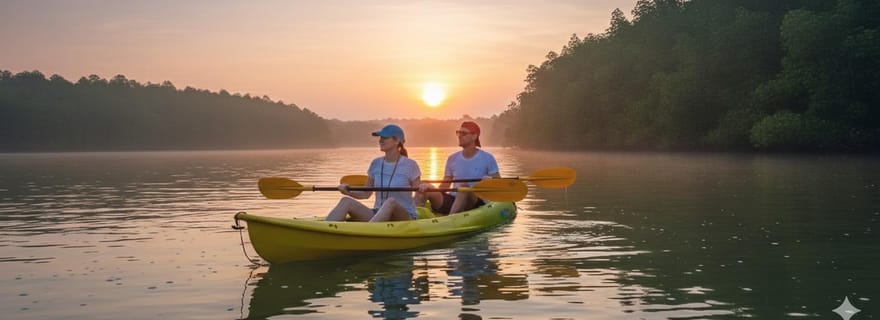 Ko Lanta : excursion en kayak au lever du soleil dans la mangrove