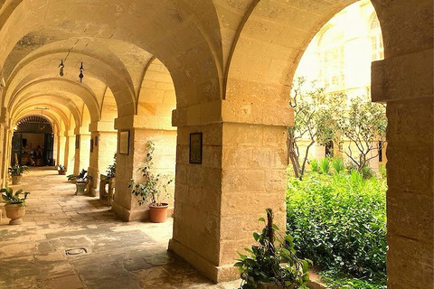 Valletta: Monastery and Secret Garden in heart of the city.