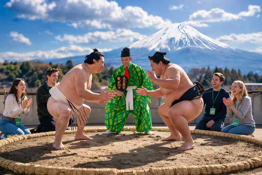 Tokio: Tagestour zum Berg Fuji & Sumo-Erlebnis (Kleingruppe). Foto: GetYourGuide