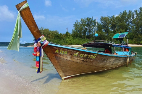 Krabi: excursion en bateau à longue queue de 4 îles avec pique-niqueExcursion d'une demi-journée