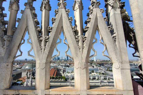 Mediolan: Ostatnia Wieczerza Da Vinci i zwiedzanie tarasów na dachu Duomo