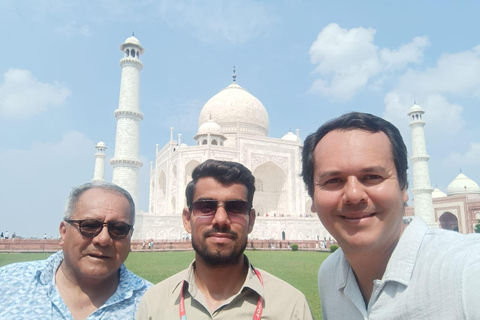 From Delhi: Taj Mahal Sunrise, Baby Taj & Agra Fort Day Tour From New Delhi : Tajmahal Tour by Car All Inclusive