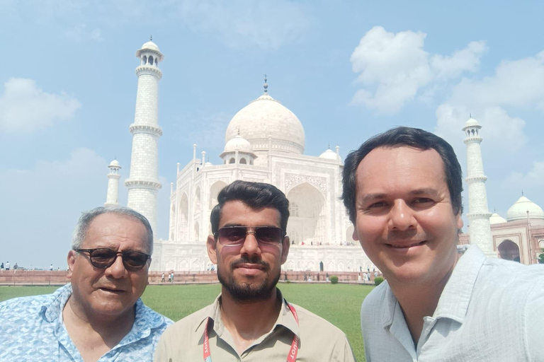 From Delhi: Taj Mahal Sunrise, Baby Taj & Agra Fort Day Tour From New Delhi : Tajmahal Tour by Car All Inclusive