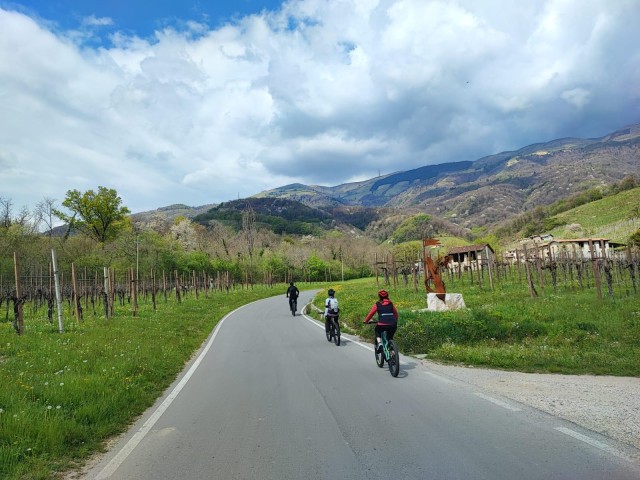 Visit Valdobbiadene Hills E-bike Tour with Food&Wine Tasting in Cornuda