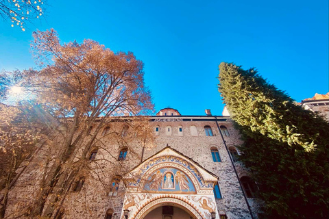 From Sofia: Rila Monastery and Villa Montevino Half-Day Trip City Center Drop off