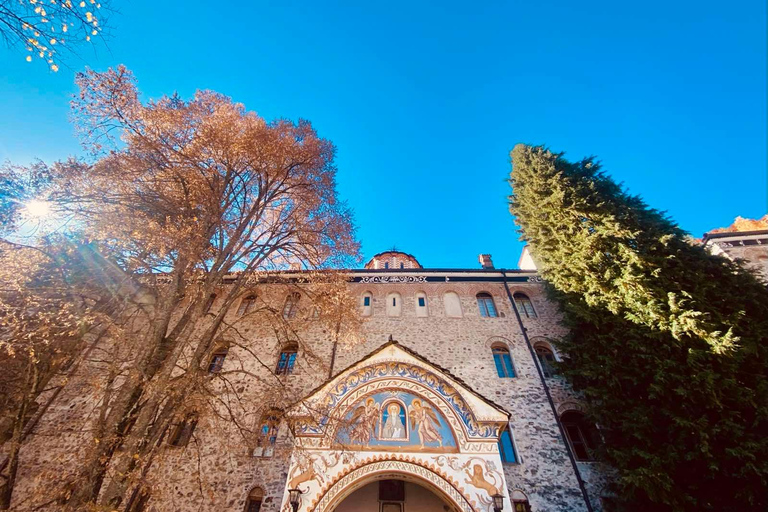 From Sofia: Rila Monastery and Villa Montevino Half-Day Trip City Center Drop off