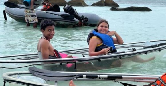Visit La Digue Island Taxi Boat Transfer & Free Bicycle!