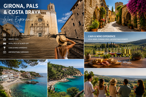 Girona, Pals & Costa Brava Private Tour with Wine Tasting