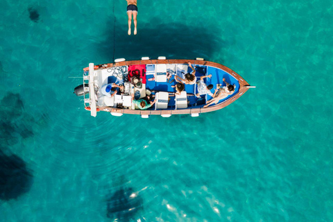 Private Cruise from Corfu on a Shaded Wooden Boat Private Cruise from Corfu Town on a Traditional Wooden Boat