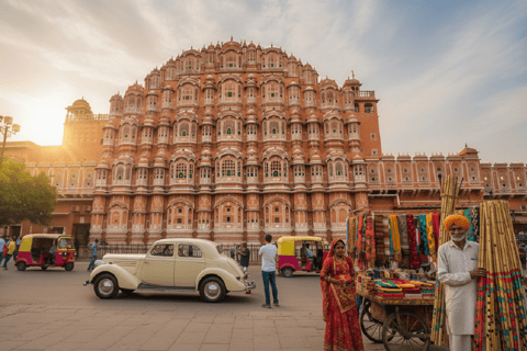 Jaipur: Half or Full-Day Sightseeing Tour with Guide+ Pickup Full Day Sightseeing Tour by Tuk- Tuk with Driver+ Pickup
