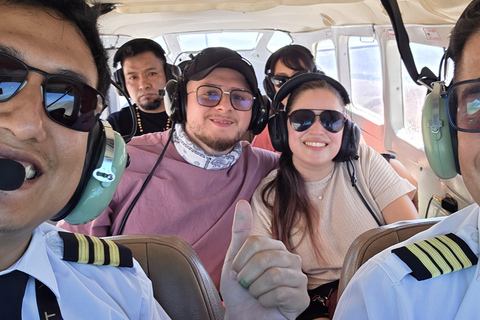 From Ica or Huacachina: Nazca, complete experience, flight and vantage points