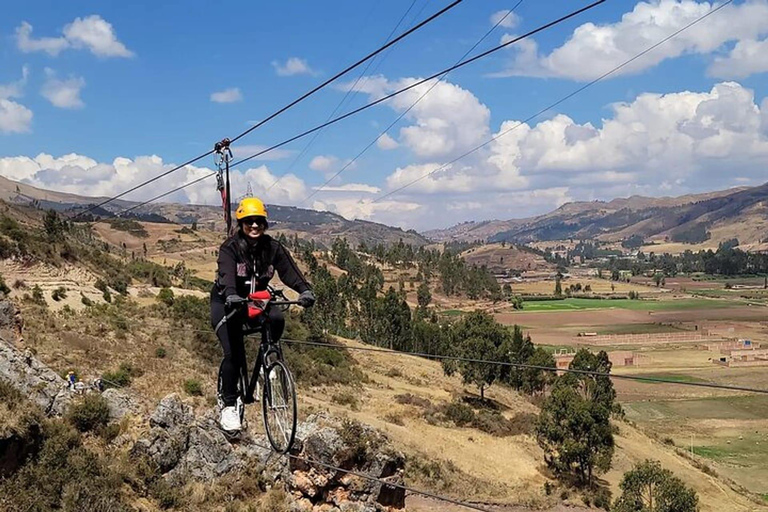 Cusco: Cachimayo Adventure Circuit with Skybike and Rappel
