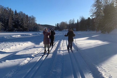 Oslo: Wilderness Skiing Tour with Lunch by the Fire