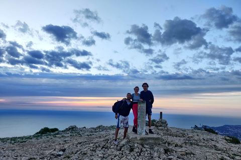 Geführte Wanderung zum Gipfel des Montgó – Abenteuer bei Sonnenaufgang, tagsüber oder bei SonnenuntergangMit Transport