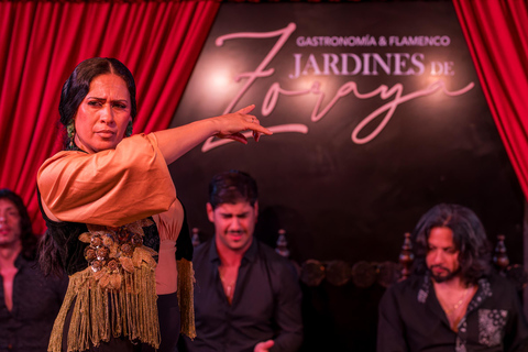 Granada: À la carte dinner with flamenco show at Jardines de Zoraya