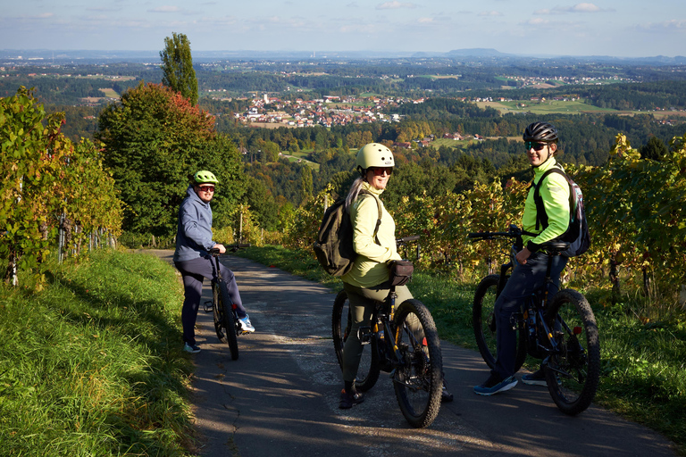 Wycieczka e-rowerem po Schilcherland z ekskluzywną degustacją winSchilcherland E-Bike Tour with Exclusive Wine Tasting