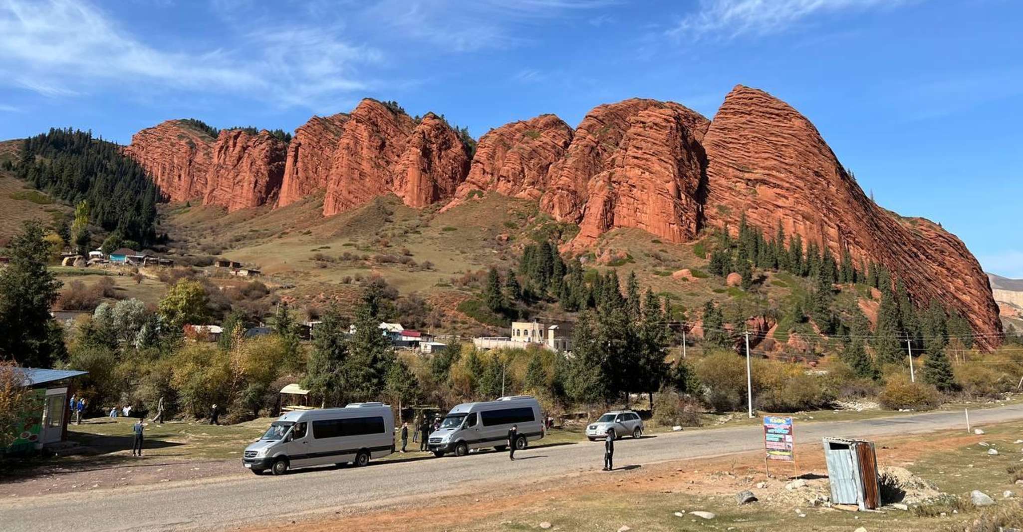 Kyrgyzstan, Sary-Chelek, Kel-Suu, gorges around Issyk-Kul - Housity