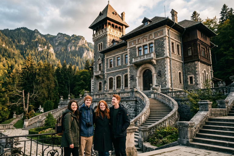 3 Castles 1 Day Tour Bucharest: Dracula’s, Peles & Wednesday Audio guide in 24 languages