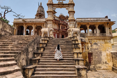 Jaipur: Full-Day Pink City Tour with Masala Tea Tour by Car and Driver with a Guide