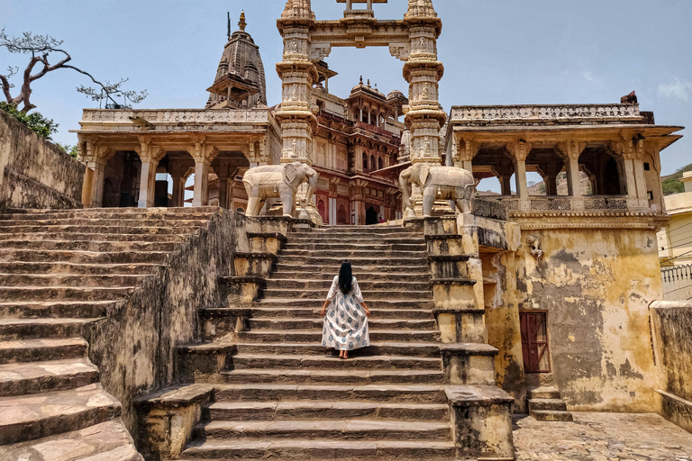 Jaipur: Full-Day Pink City Tour with Masala Tea Tour by Car and Driver with a Guide