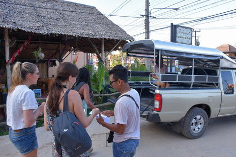 Koh Lanta : Circuit des 4 îles et de la grotte d'émeraude en bateau à longue queue