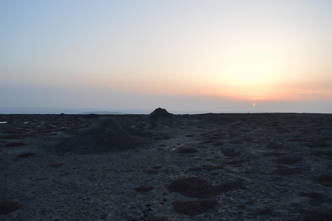 Gobustan, volcan de boue, terre brûlante et visite du temple du feu