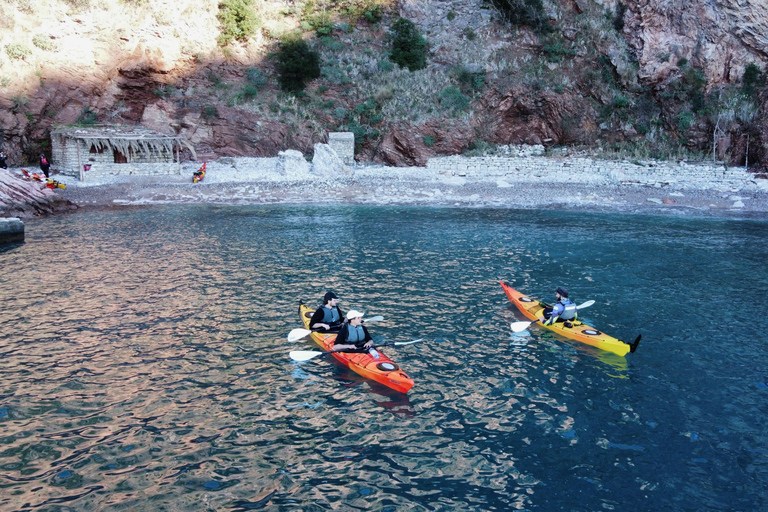 Budva: 18km Sea Kayak Mini Expedition to Petrovac Islands