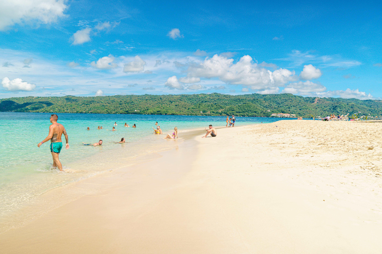 Wasserfall El Limón und Insel Cayo Levantado von Bayahibe aus