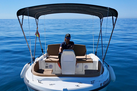 ماربيا: تأجير قوارب بدون ترخيص لمشاهدة الدلافينإيجار لمدة 30 دقيقة