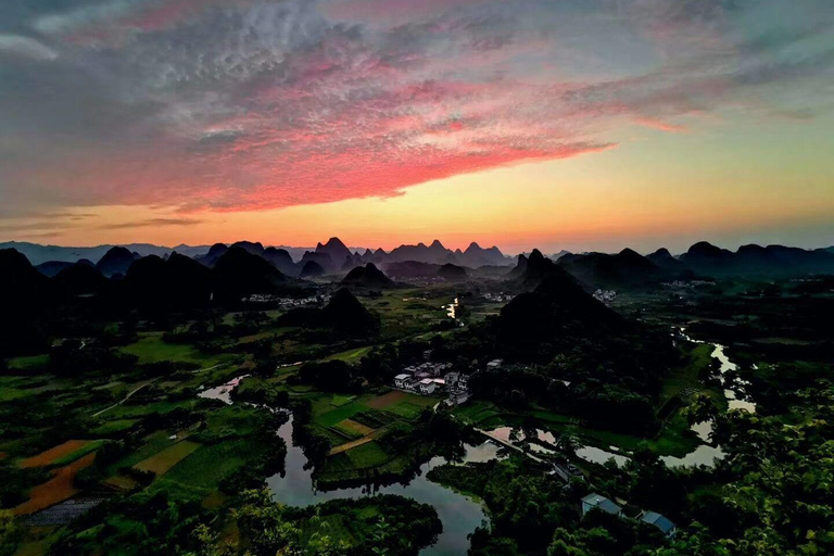 Guilin: Half day Yangshuo Cuiping hill Sunset Private Tour