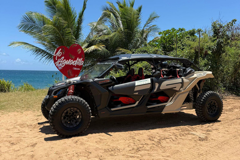 Puerto Rico: 2-Hour UTV Adventure to Ruins, Aguadilla Beach 4 Person Convoy Style