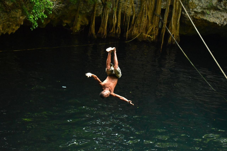 Cancun: Thrilling ATV Adventure, Ziplines and Cenote swim Shared ATV from Playa del Carmen