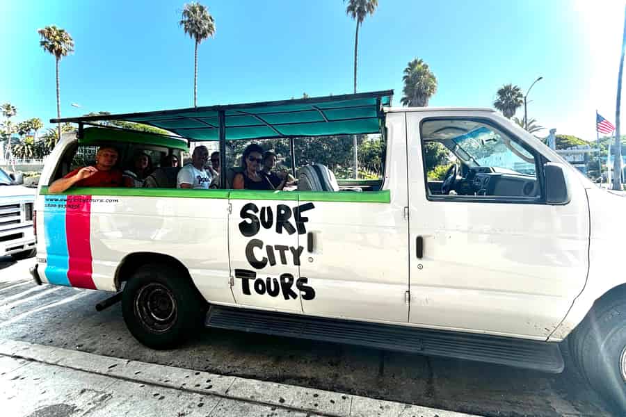 Santa Monica: Los Angeles Open-Air Van Tour mit Haltestellen. Foto: GetYourGuide