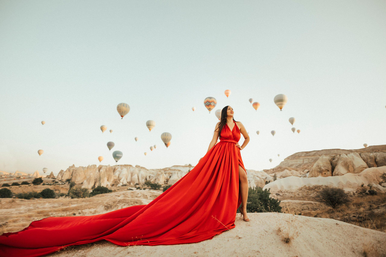 Cappadocia Flying Dress Photo Shoot