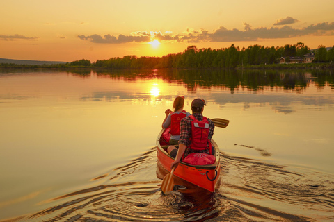 Rovaniemi: Canoe Trip under the Midnight Sun