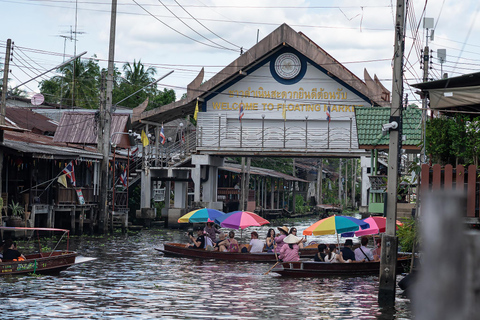 Bangkok: Damnoen Saduak e Mercato Ferroviario con il Food BusPunto d&#039;incontro Life Center Sathorn