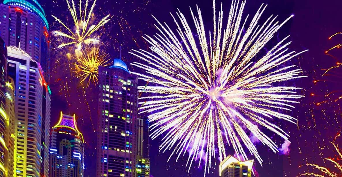 Special New Years 2025 Dubai Marina Cruise Fireworks Show GetYourGuide