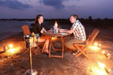 Yala: Sunset Tour by Boat & Beach BBQ Dinner!