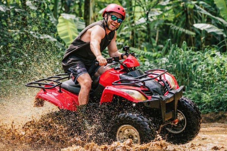 Ubud: ATV Ride, Rafting River, Tubing adventure with Shuttle Tubbing River Adventure Meet In Meeting point