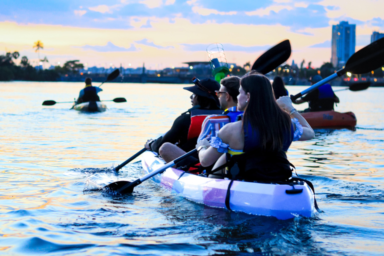 San Juan: Glow Kayak Tour and Salsa Experience on The beach