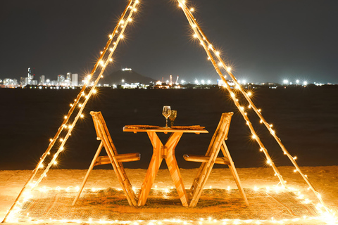 Cartagena: Private Island Romantic Dinner with Boat Transfer