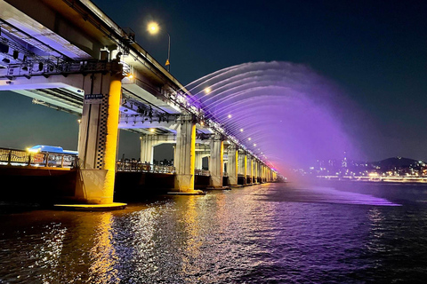 Seoul: DMZ Tour with Banpo Bridge Sunset & waterfall Café