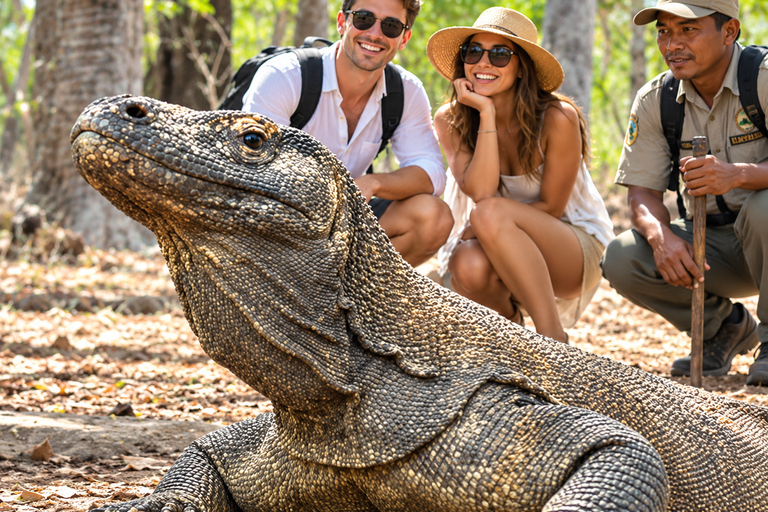Day Trip to Komodo with Luxury Boat Dragon Guarantee & Drone